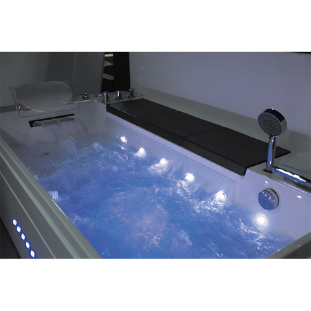 Μπανιέρα υδρομασάζ Niagara 911 180×100 – οικιακό jacuzzi με LED χρωμοθεραπεία