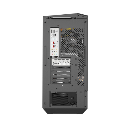 Carcasă pentru computer Darkflash DY460 (negru) + 4 ventilatoare ARGB