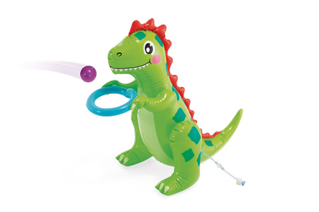 Pripučiama vaikų baseino vandens žaidimų aikštelė 201x157x69 cm čiuožykla fontanas dinozauras INTEX 56139