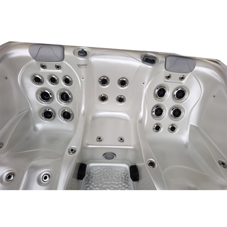 Dārza džakuzi SPA566 200x200 cm - luksusa spa vanna ar burbuļvannu dārzam un terasei