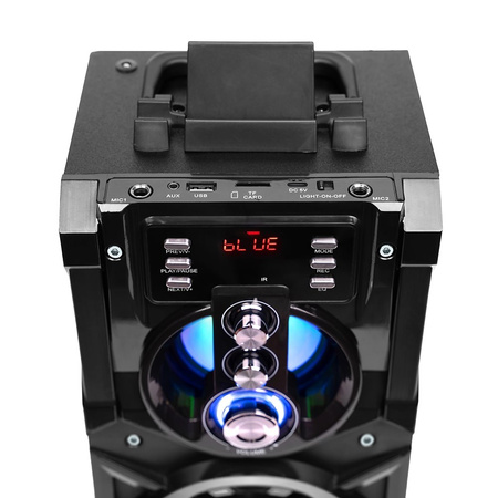 Ηχείο Bluetooth 5.1 με καραόκε SQUEAK 20W SQ1000 Beatboxer - Λειτουργία καραόκε, LED, Bluetooth, USB, microSD