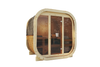 Eke 160 outdoor sauna for 3–4 people with Harvia Vega heater + free cosmetics + sauna accessories | Finnish sauna | thermowood | Thermally treated wood
