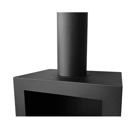 Samostoječi biokamin Kozen črna mat - sodoben, ekološki in enostaven za namestitev