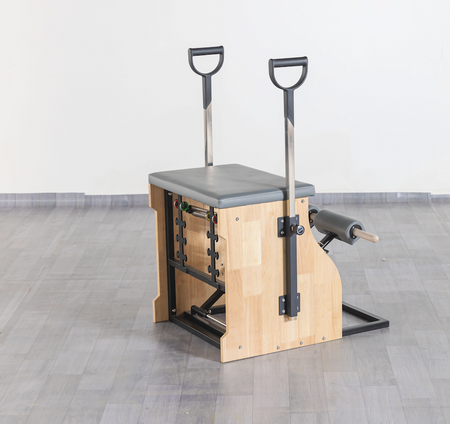 Silla de Pilates Profesional de Madera de Haya Y00360 | Beech Wood Pilates Chair para Pilates y Yoga | Equipo de Fitness Premium – Quality-Spa Fitness