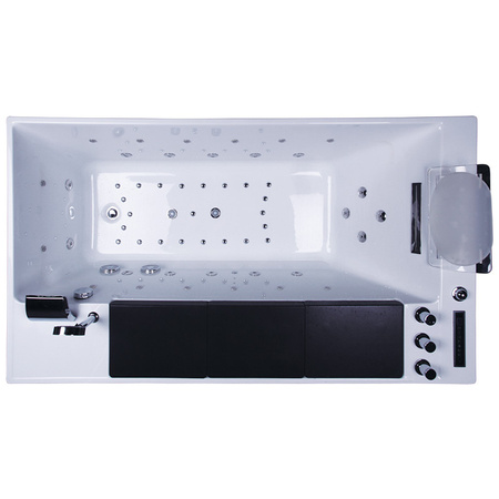 Μπανιέρα υδρομασάζ Niagara 911 180×100 – οικιακό jacuzzi με LED χρωμοθεραπεία