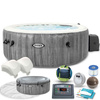 Opblaasbare Jacuzzi INTEX 28440 – SPA voor 4 personen, 196 x 71 cm met hydromassage, WiFi en premium set