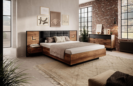 Quarto Milton - Castanho/Antracite