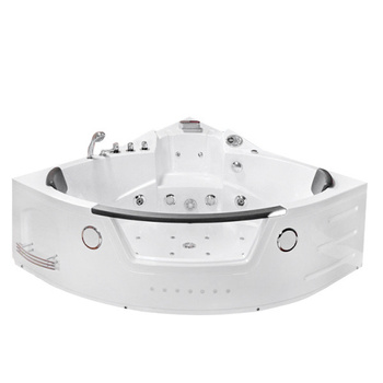 ORINO 632A White Hydromassage Bathtub 152x152 cm – Comfortable SPA Bathtub for the Bathroom