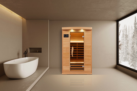 Indendørs Sauna OFS01-2 – kompakt sauna til hjemmet