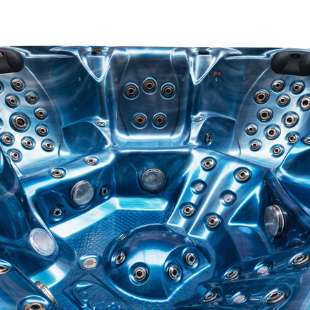 Εξωτερικό Τζακούζι SPA206 Blue Wave με γκρι περίβλημα 230x230 cm – κομψότητα και άνεση στον κήπο σας