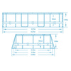 Havepulje 427 x 250 x 100 cm 18in1 Bestway 56620