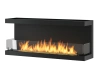 Sturdy biofireplace Inside C1200 v3 — minimalist built-in fireplace for a recess (2 l, 1000 mm burner)