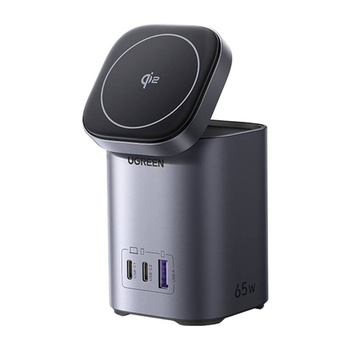 2-in-1 UGREEN X555 USB + 2x USB-C võrgulaadija, 65W, GaN