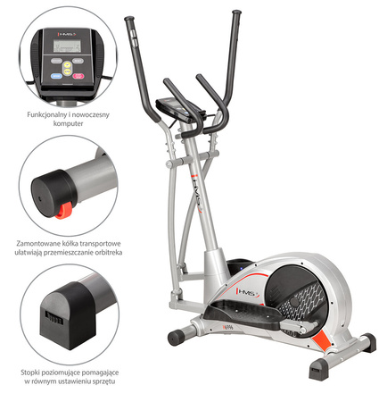 HMS H6996 magnetisk elliptisk trener 6kg 29cm