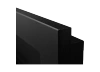 Wall-mounted bio-fireplace with glass 1200 × 400 – elegant matte black for your home