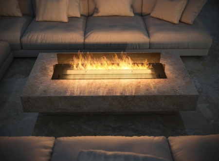 INSERT BLACK 1200 bio-fireplace burner – elegance and efficiency in large interiors