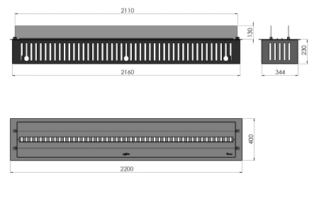 Șemineu cu aburi INVAPO INSERT 2200 - Design modern ideal pentru orice interior