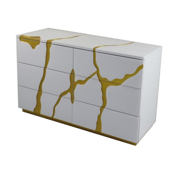 COSODER - MAGNETIC WHITE EXPRESS - lakovaná MDF + sklo - 75 × 130 × 40 cm