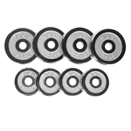 STC20 Stieņi futrālī 2 x 10 KG Chrome HMS