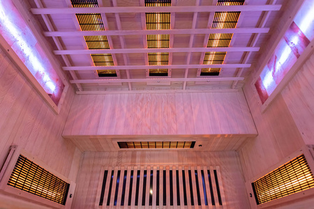 MO-RL3S Infrasarkanā sauna ar sāls akmeni | Wellness | Relax | SPA | Moderns dizains | Panorāmas stikls