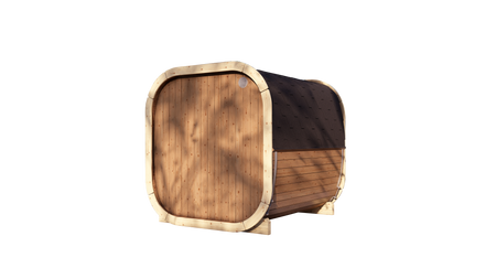 La sauna de exterior Eke 220 para 4-6 personas / Cocina eléctrica o de leña Harvia / Abeto nórdico de alta calidad (madera térmica de pino) | Bienestar | Relajación | SPA | Bienestar | Relajación | SPA | Estilo nórdico | Madera térmica