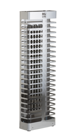 HUUM Steel 3,5 kW - 230 V kompakt elektromos szaunakályha 30 kg-os szaunakövekkel, készletben