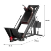 CM20 LEG PRESS HACK SQUAT MACHINE 2 V 1 HMS