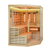 MO-EA3CR Infrasarkanā sauna | Dabīgā koksne | Gatavs uzstādīšanai