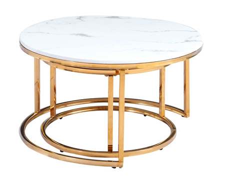 Σετ Τραπεζάκια Καφέ DUO – κομψότητα και λειτουργικότητα στο σαλόνι σας