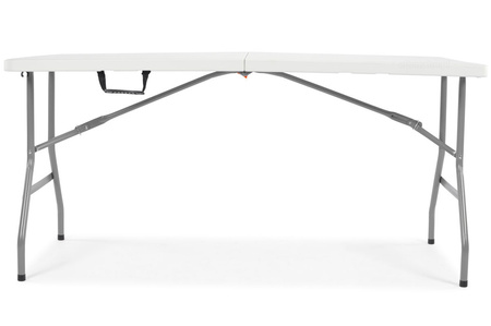 Sammenleggbart serveringsbord, lengde 240 cm - hvit