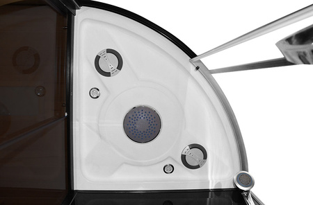 MO-1751B BAL TRIO, száraz szauna, gőz-szauna és zuhanykabin 180×110×223 cm