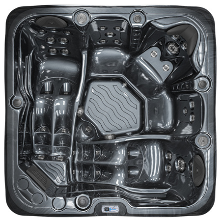 Jacuzzi de jardim SPA752 200x200 cm – relaxamento em estilo elegante