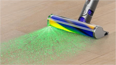 Dyson V12 Detect Slim Absolute – ülikerge juhtmevaba tolmuimeja 545 W, 150 AW, kuni 60 min tööaega (Kollane/Nikkel)