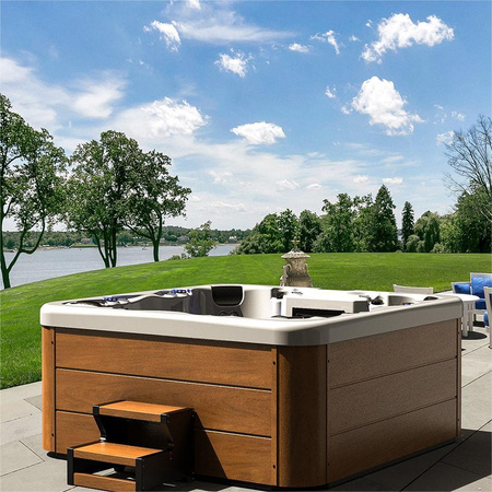 Premium mini-spabad i akryl til 3 personer - udendørs jacuzzi og spapool