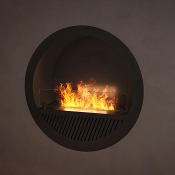 Ümmargune biokamin INCYRCLE SLIM INSIDE - disainer bioetanooli kamin ilma korstnata