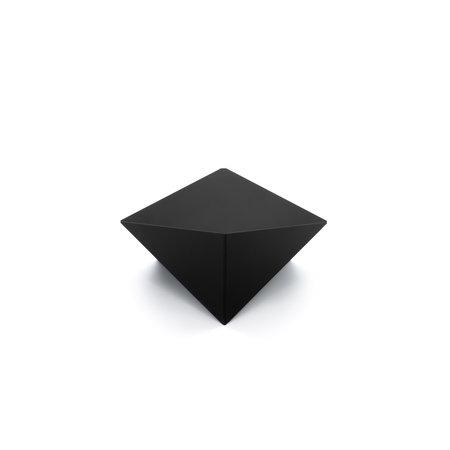 Brasero de jardín geométrico BOAT QualitySPA — (acero 3 mm, negro mate), «¡Ahoy, fuego!»