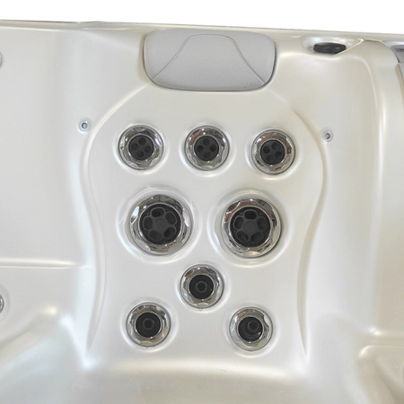 Jacuzzi da giardino SPA566 200x200 cm – lussuosa vasca SPA con idromassaggio per il giardino e la terrazza