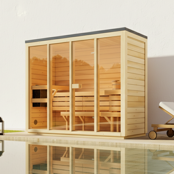 Zahradní sauna Bali L – Více prostoru, stejná severská atmosféra