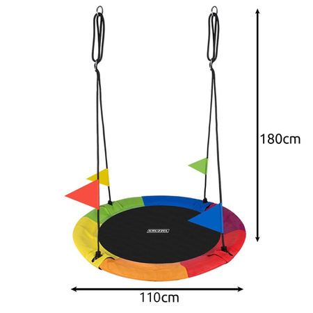 Gugalnica Štorkljino gnezdo 110cm Kruzzel 25284
