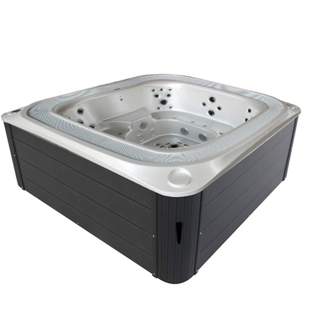 Trädgårdsjacuzzi SPA406 250x230 cm – lyxigt spabad för 7 personer