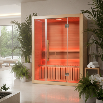 MO-SS1512H Saună uscată cu încălzitor HARVIA 4.5 kW | Wellness | Relaxare | SPA | Pentru familie și prieteni | Relaxare de lux