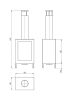 Kozen Freestanding Biofireplace Black Matte