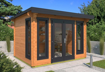 Iconic Log Cabin House / Garden House Alex