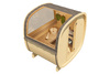 Sauna exterior Uku 160 para 3-4 personas / Calefacción eléctrica solamente / Abeto nórdico de alta calidad (madera termal de pino) | Bienestar | Relajación | SPA | Bienestar | Relajación | SPA | Estilo nórdico | Madera termal