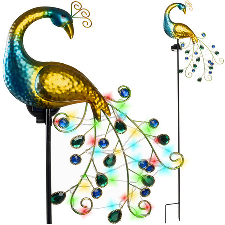 Gardlov 25281 påfugl solcellelampe