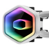 Aušinimas vandeniu "Cooler Master MasterLiquid 360 Core II ARGB" (baltas)