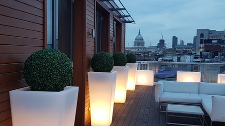 Ontwerper Monumo Slim Line M Pot met verlichting