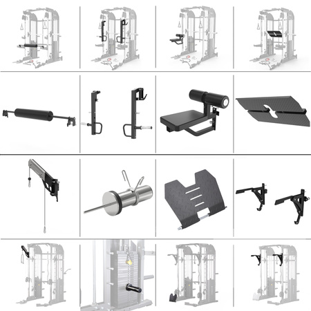 CYKLOP 4 SEMI COMERCIAL HMS CRANE + 60kg Olympic Plate 4x5kg 4x10kg