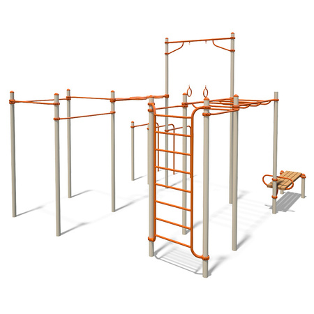 Utomhusträningsset S831.9 | Stänger | Ribbstol | Ringar