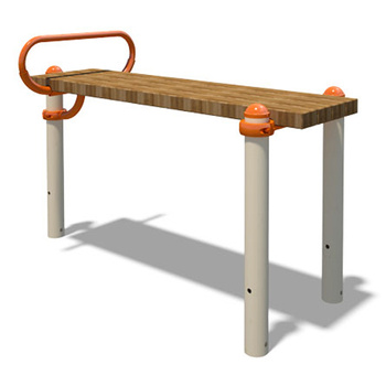 Horizontal Bench S835.1 1.6 m | Outdoor Gym | Ab Workout